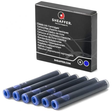 Naboje do pióra wiecznego Sheafer Prelude 6szt niebieskie